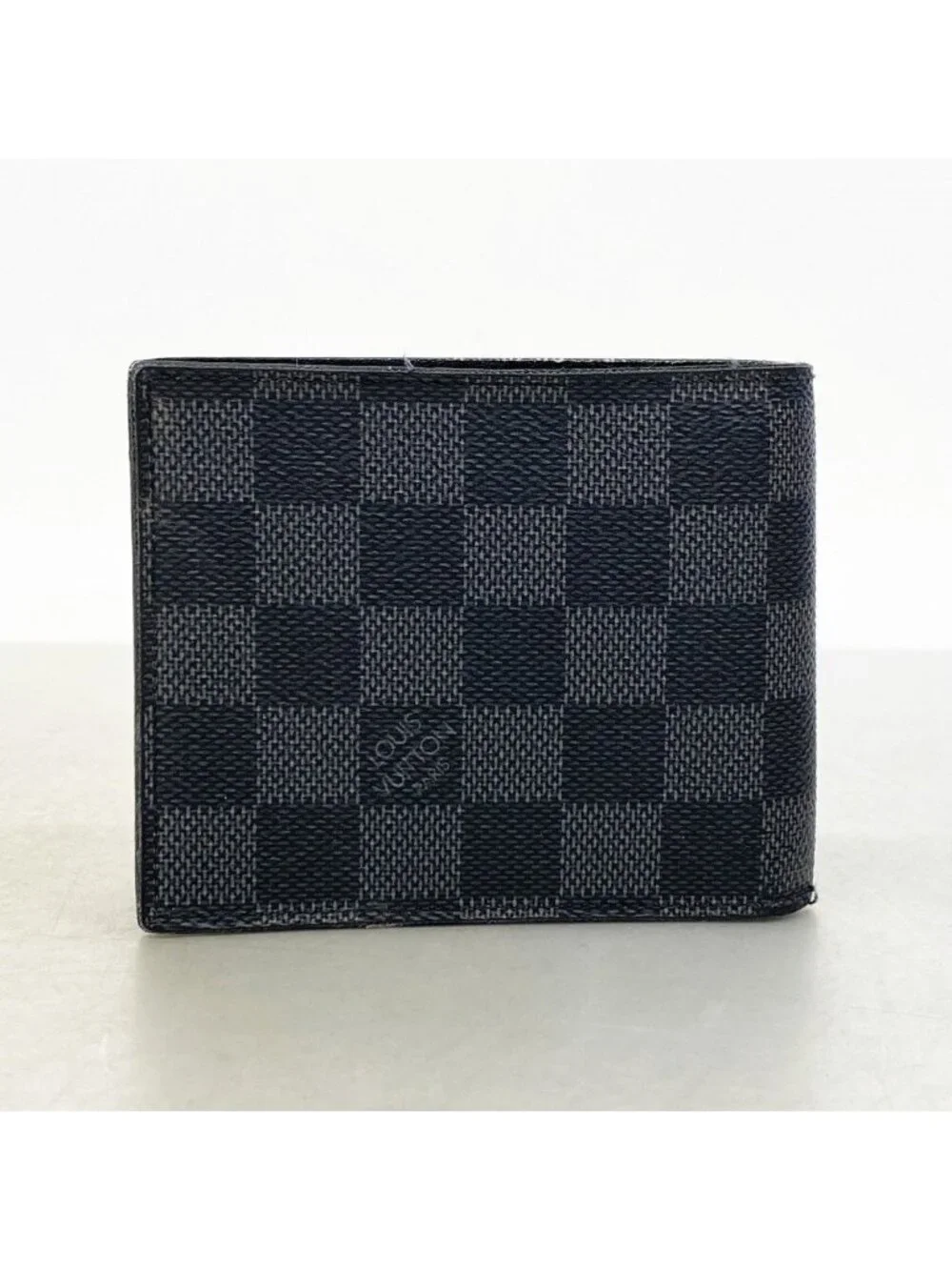 Louis Vuitton Wallet Damier Graphite Portefeuille Amerigo NM Black